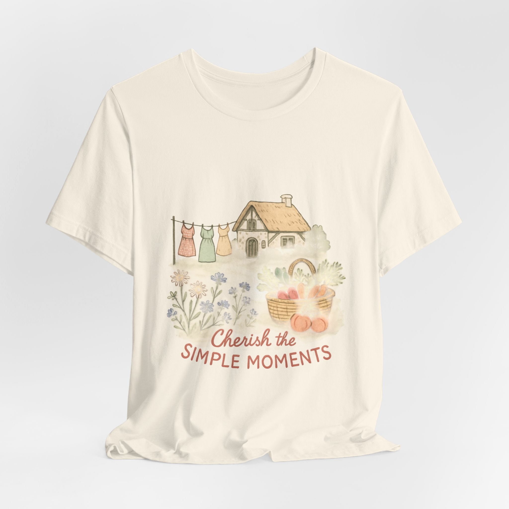 Cherish the simple moments- Jersey Short Sleeve Tee