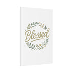 Blessed Wreath Matte Canvas Wall Art (Stretched 1.25")