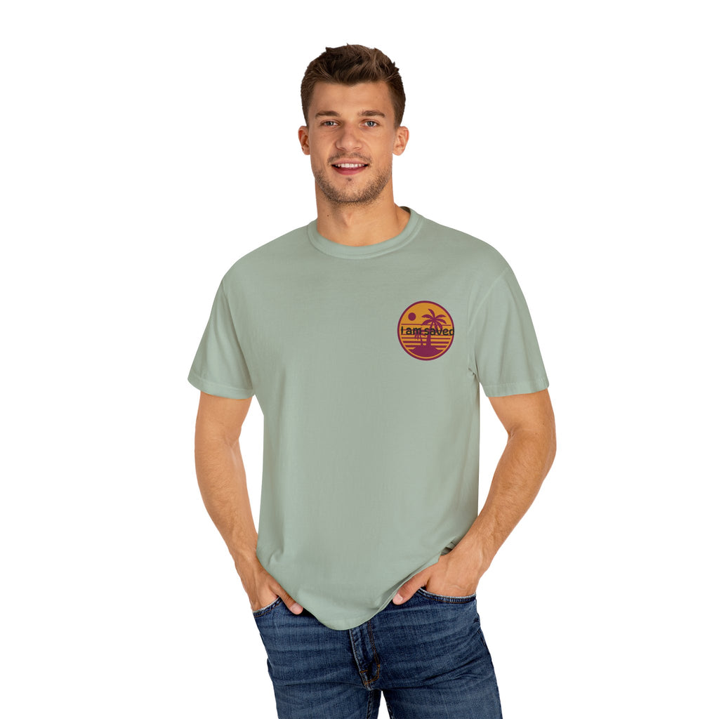 Sunset Palm Tree Unisex T-Shirt | Soft Beach Vibes | Perfect for Summer, Vacations, Gifts, Beach Days, Relaxation