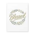 Blessed Wreath Matte Canvas Wall Art (Stretched 1.25")