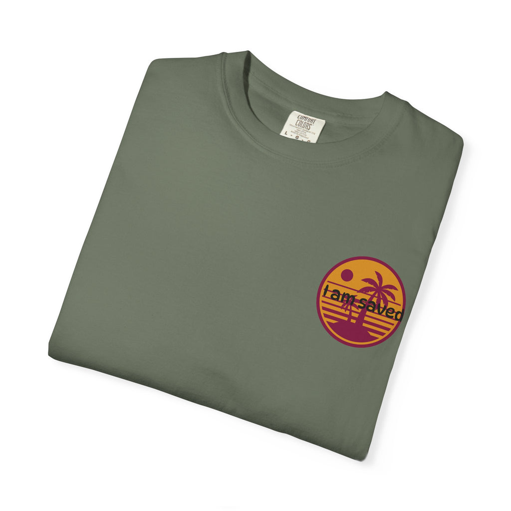 Sunset Palm Tree Unisex T-Shirt | Soft Beach Vibes | Perfect for Summer, Vacations, Gifts, Beach Days, Relaxation