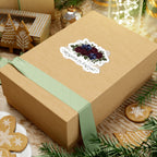 Rooted in Faith Moody Floral Sticker | Gothic Rose Midnight Bloom