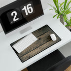 Rustic Wood or Sleek Black Desk Mats | Office Decor, Workspace Essentials, Home Office Gift, Modern Minimalist, Stylish Desk Accessories