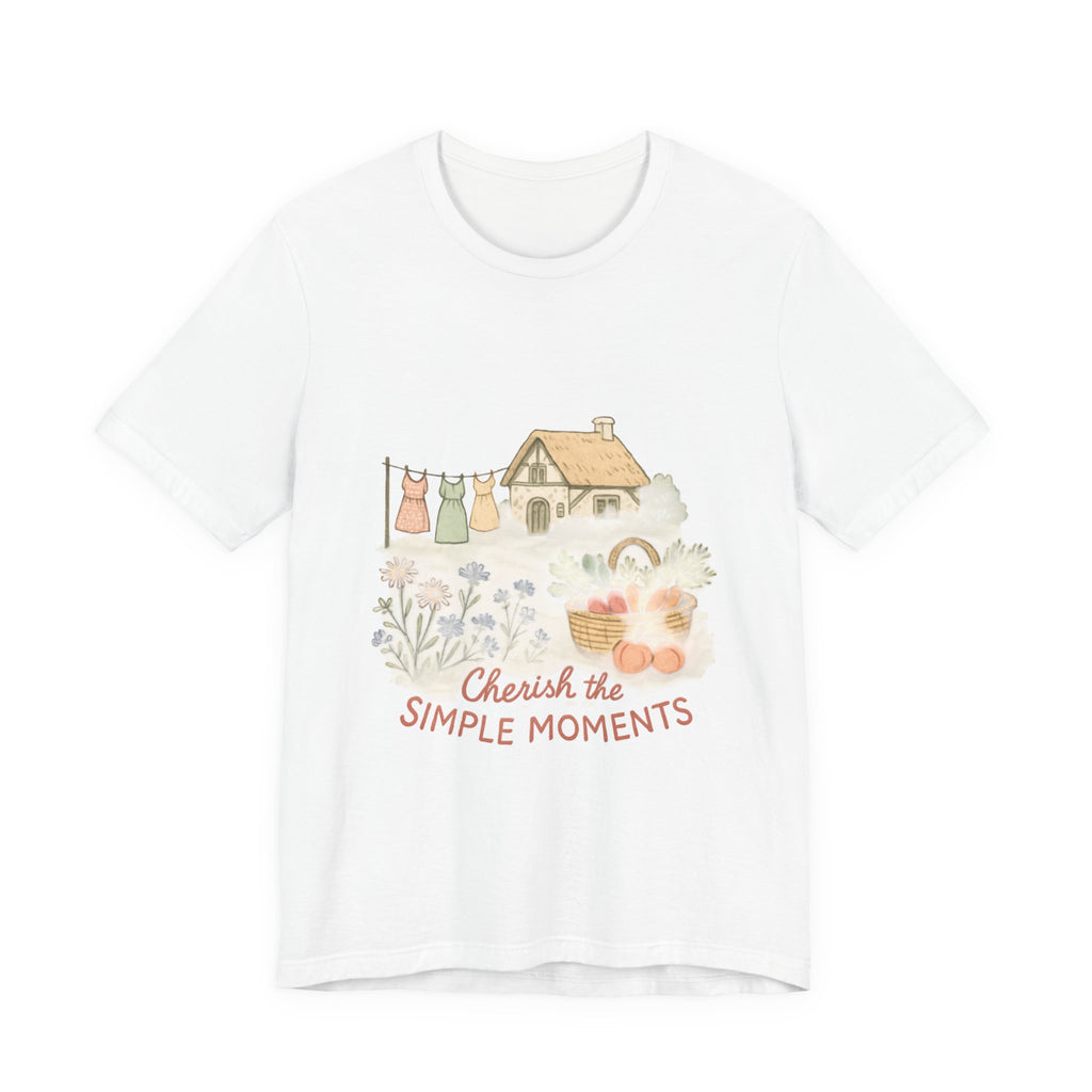 Cherish the simple moments- Jersey Short Sleeve Tee