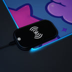 LED Gaming Mouse Pad, Wireless Charging