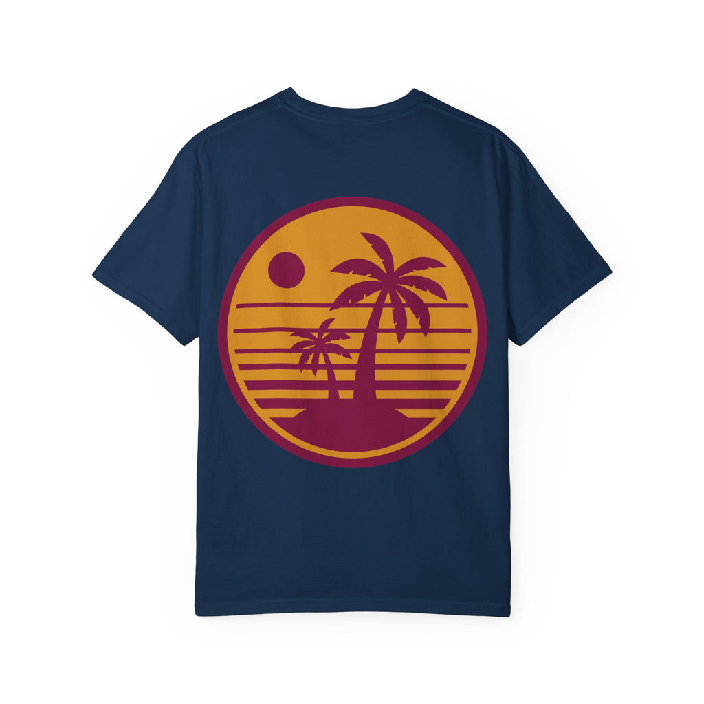 Sunset Palm Tree Unisex T-Shirt | Soft Beach Vibes | Perfect for Summer, Vacations, Gifts, Beach Days, Relaxation