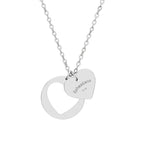 Ephesians 6:13 Heart Cutout Necklace — Engraved 'Put On the Whole Armor of God'