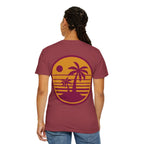 Sunset Palm Tree Unisex T-Shirt | Soft Beach Vibes | Perfect for Summer, Vacations, Gifts, Beach Days, Relaxation