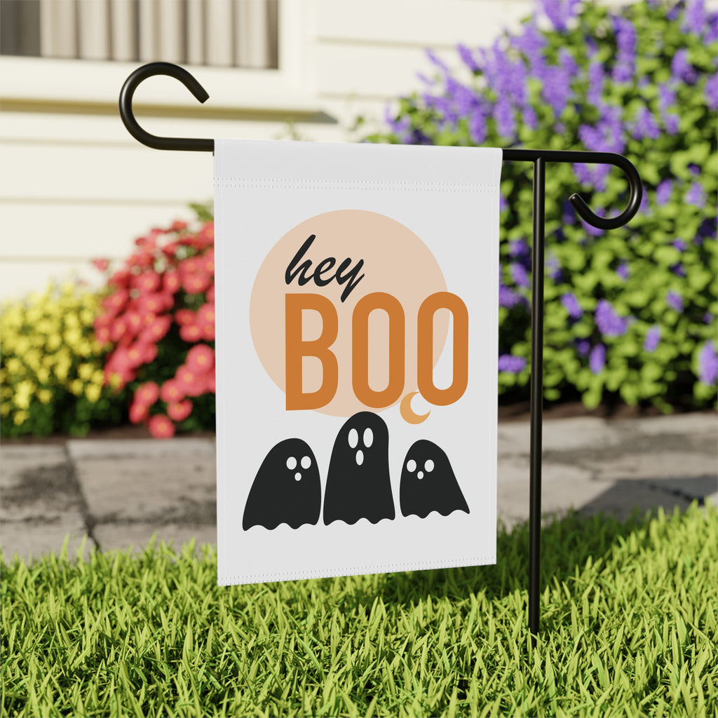 Halloween Garden Banner, Outdoor Decoration, Seasonal Home Decor, Boo Sign, Fall Holiday Flag