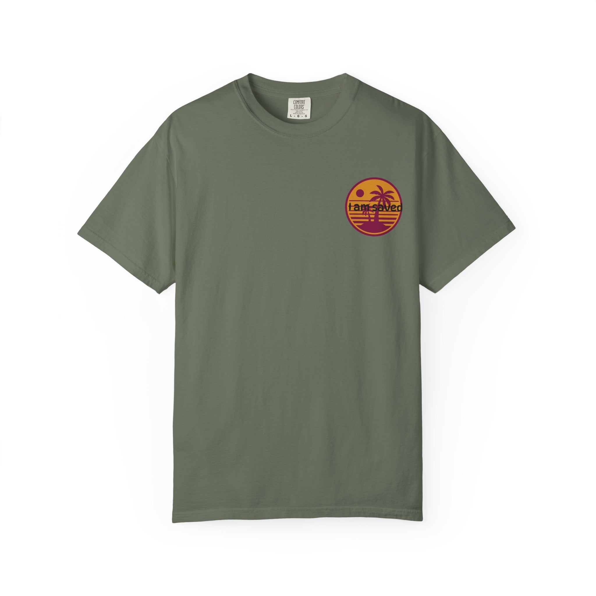 Sunset Palm Tree Unisex T-Shirt | Soft Beach Vibes | Perfect for Summer, Vacations, Gifts, Beach Days, Relaxation