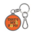 Basketball Keyring Tag - "That's My Pops!"